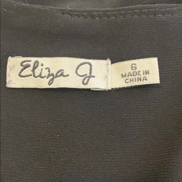 Eliza J Black Dress Size 6 - Picture 9 of 9